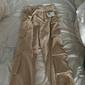 forever 21 cargo drawstrings joggers